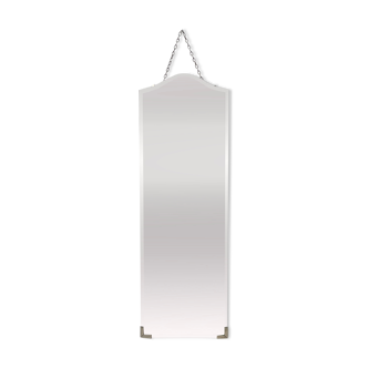 Vintage wall mirror with bevelled glass