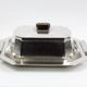 Art Deco set by Kirby Beard & Christofle – silver-plated box & tray