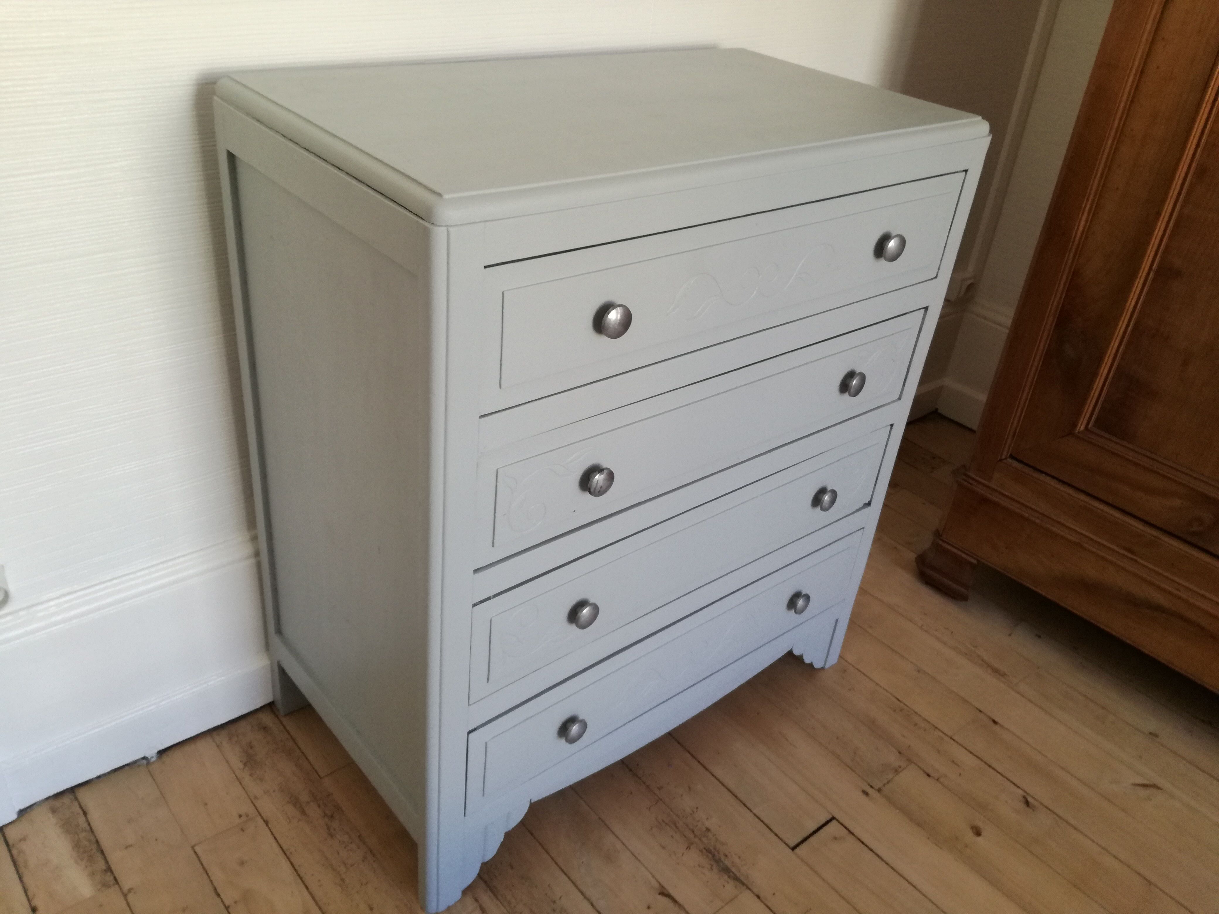 Art deco 1930 chest of drawers