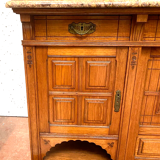 Showcase sideboard Louis XVI style solid wood XIX century
