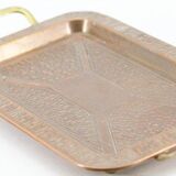 Old brass tray