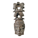 Old Malagasy Mask Rosewood Wood Woman Heads of Women Carved Crafts