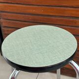 Green formica stool