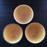 Lot 3 Provençal bowls