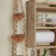 Panier suspendu tressé vintage