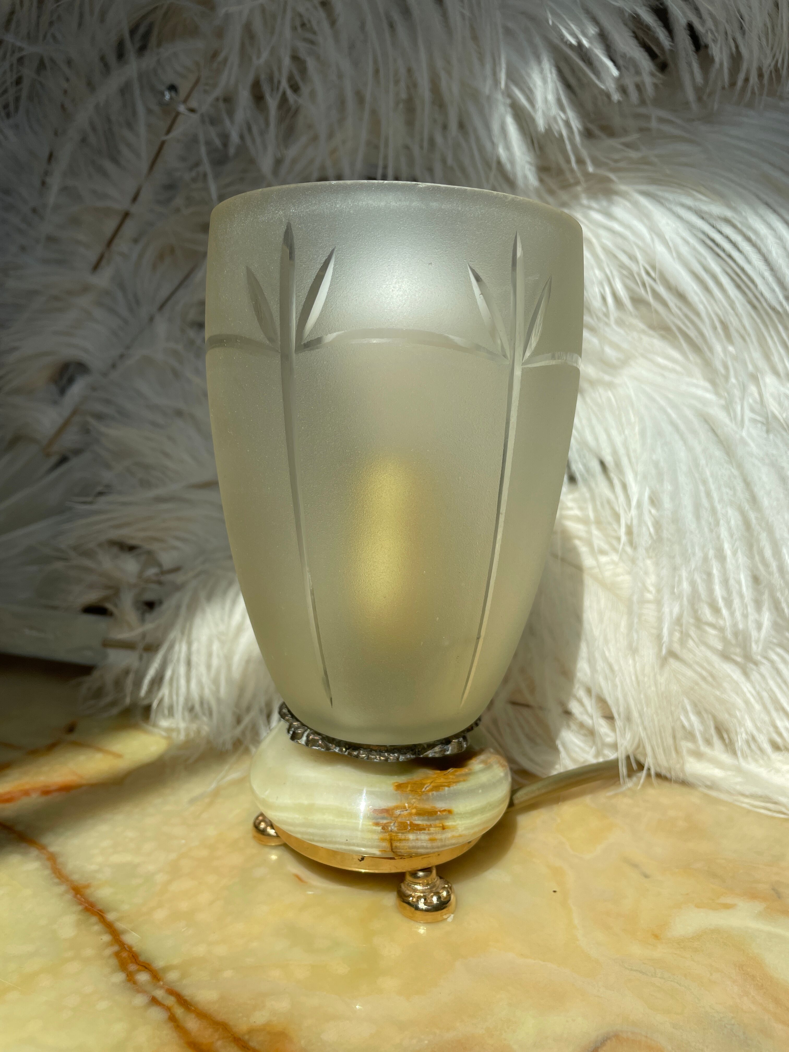 Upcycling table lamp inspired vintage