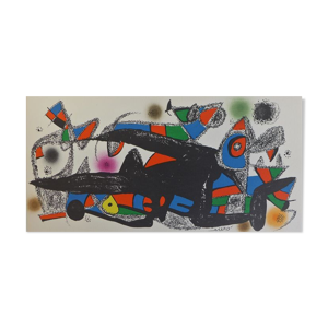Lithographie originale Juan Miro,
