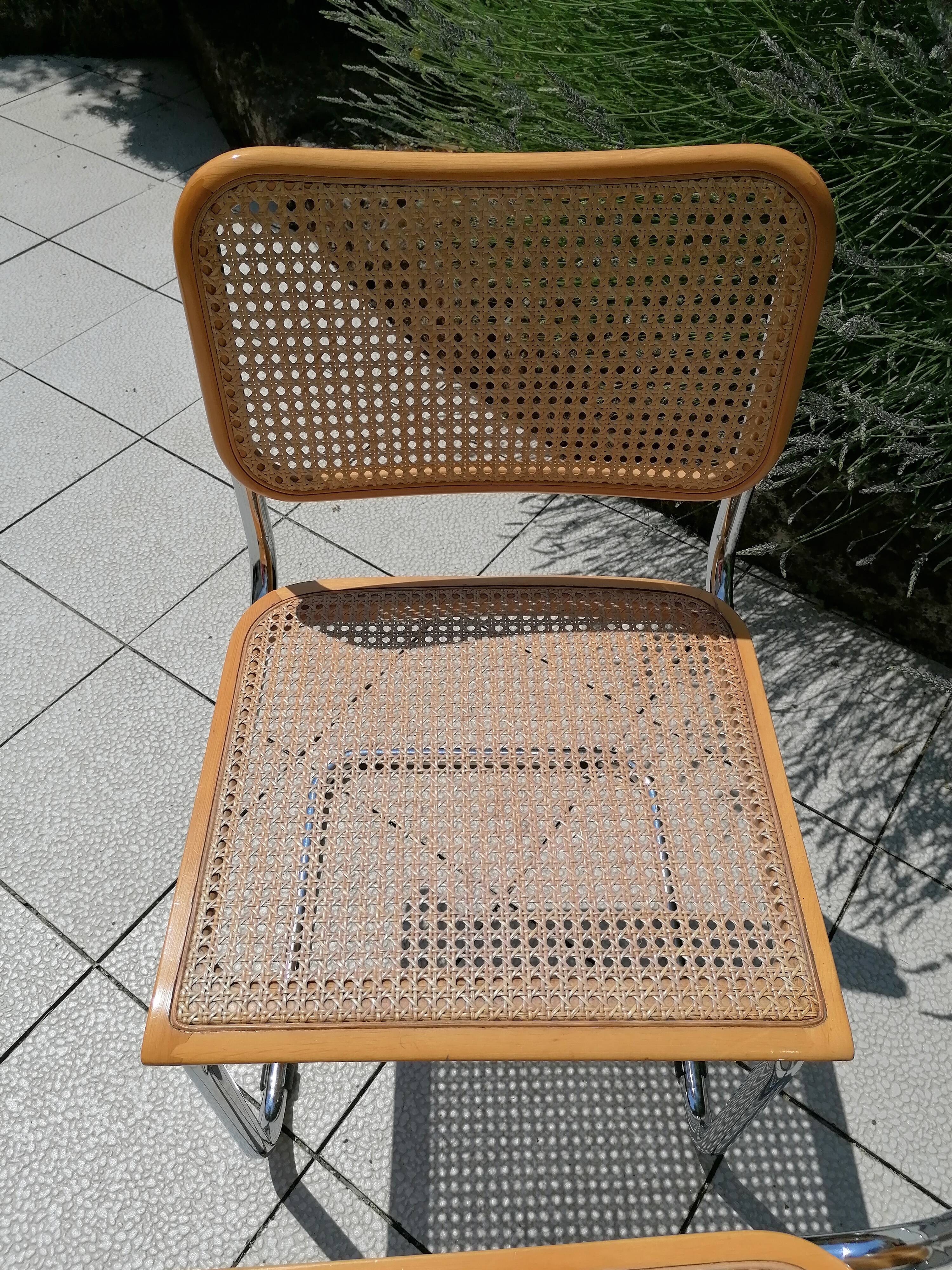 Duo of chairs by Marcel Breuer