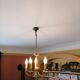 chandelier 5 branches brass
