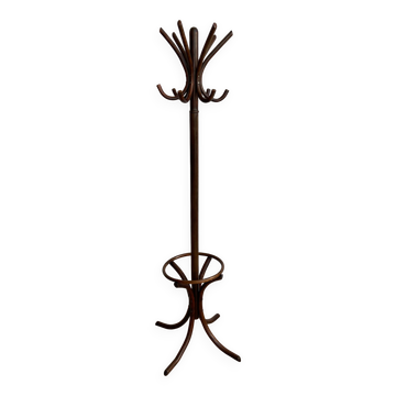 Porte-manteaux sur pied vintage perroquet 1980