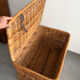 Large vintage wicker trunk