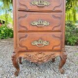 Chiffonier In Walnut Regency Style 19th Century
