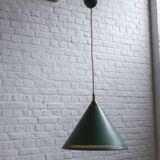 Bent karlby kegle pendant lamp, lyfa 1960s denmark