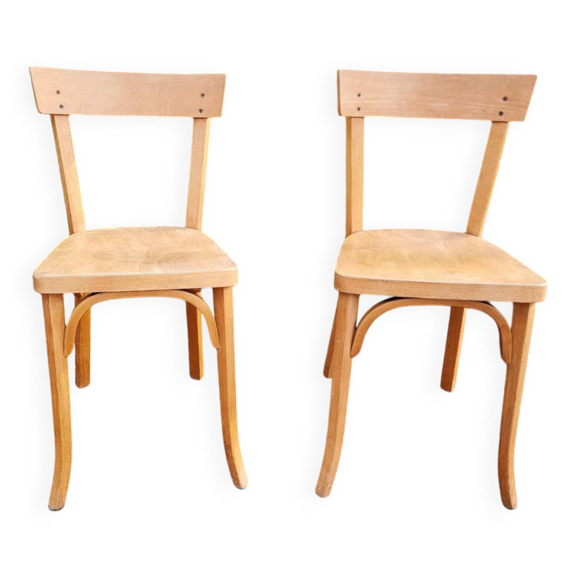 Paire de chaises bistrot Baumann