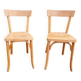 Pair of Baumann bistro chairs