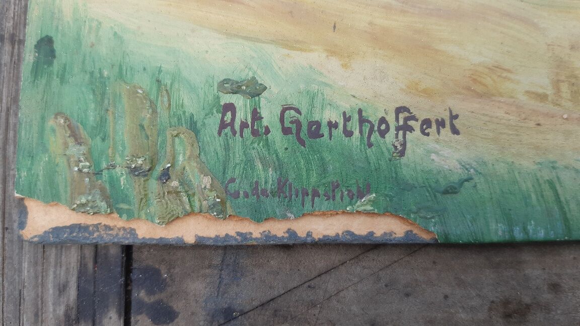 Oil on panel by Arthur Gerthoffert