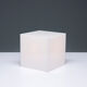 Plexi cubic lamp, Harco Loor, 80s, Netherlands