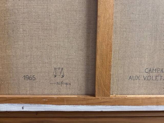 Canvas of Sarazanas, Provençal farmhouse