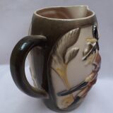 Hunter earthenware pitcher