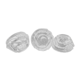 3 candle holders cristal d'arques "royal" model