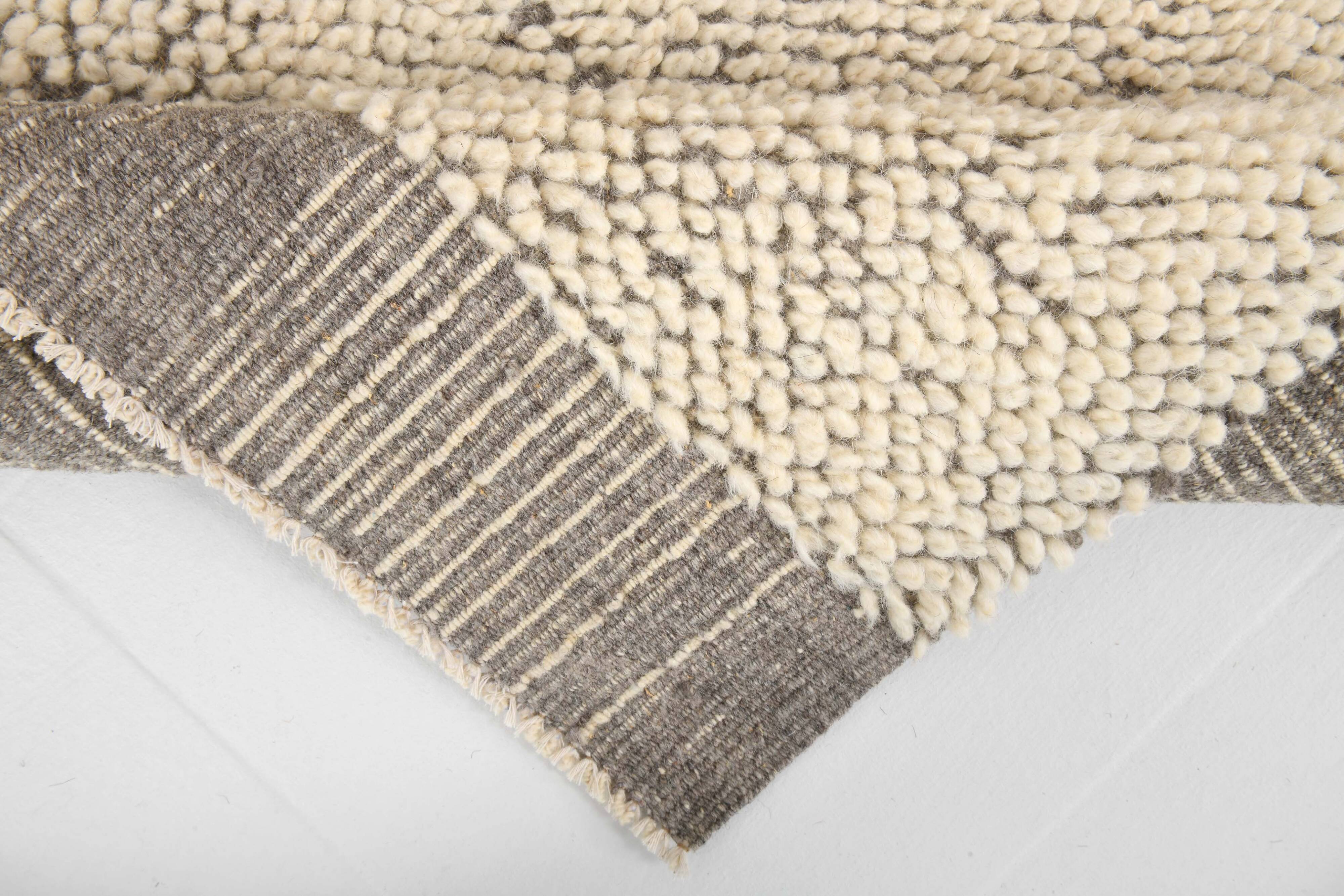 4x7 Kilim Contemporary Gray Beige Kilim Rug, 130x212Cm