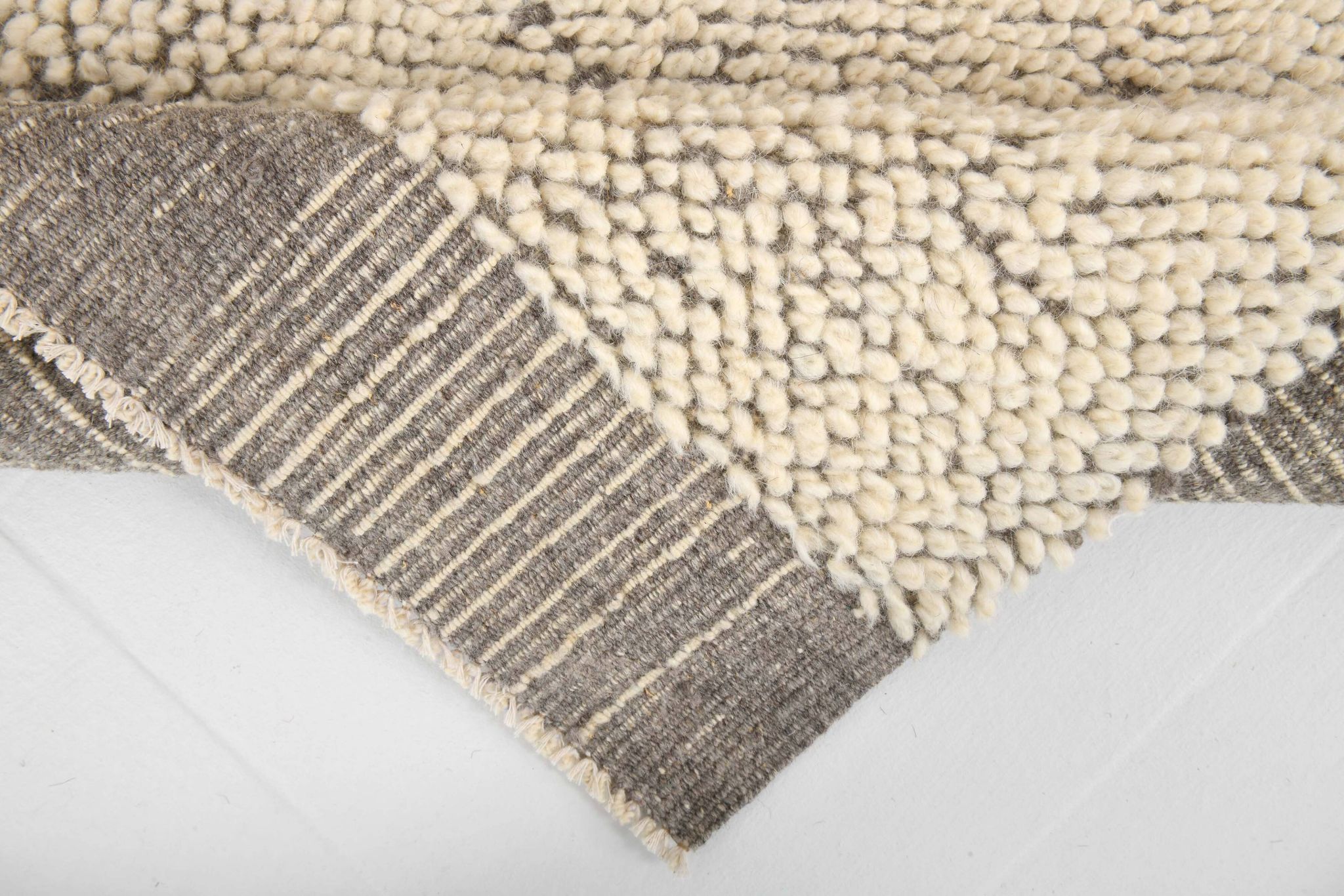 4x7 Kilim Contemporary Gray Beige Kilim Rug, 130x212Cm