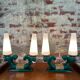 Lamps Art Deco period in ceramic Saint Clement