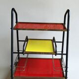 Vintage Bar Serving 1960's Red & Yellow