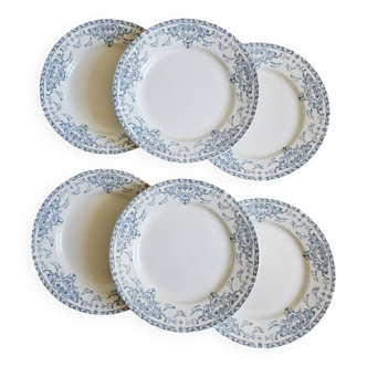 Assiettes plates K&G Lunéville, Colombes
