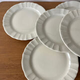 Set 8 assiettes dessert ivoire Bernardeau B&C