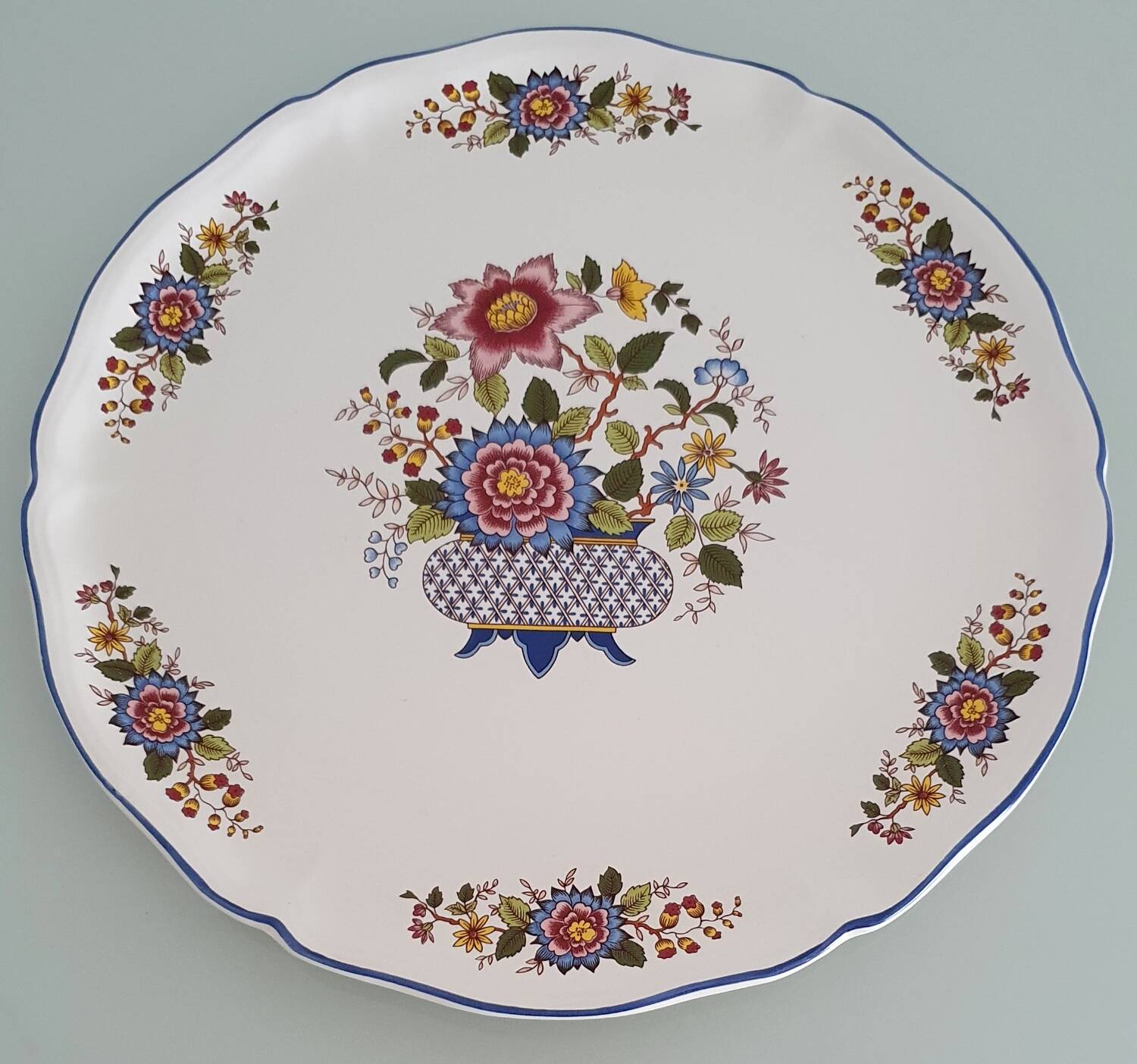 Flowery pie dish - Saint Clément