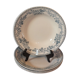 4 Assiettes Guadeloupe creuses en Terre de Fer - HBCM Creil & Montereau