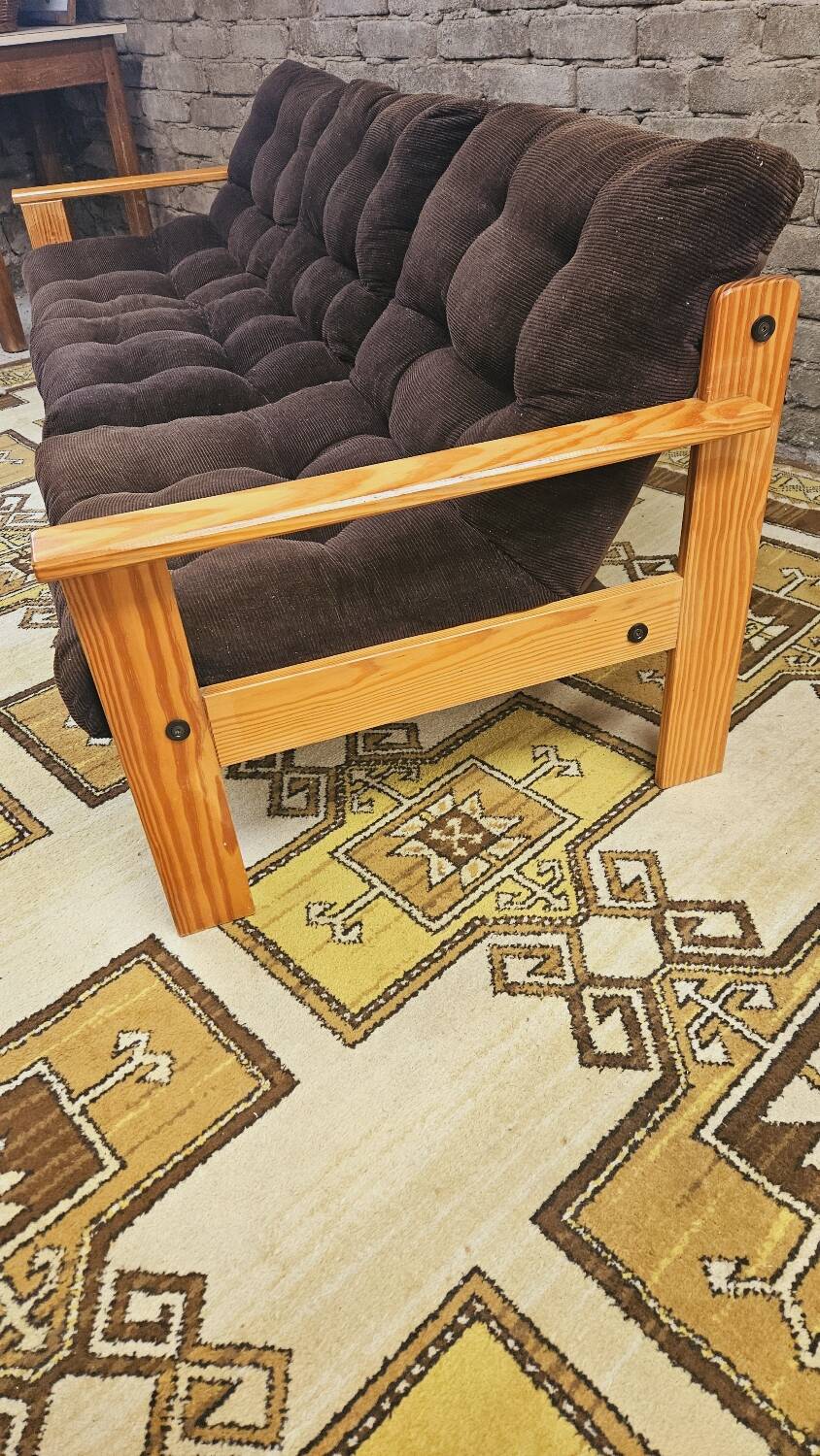 Yngve Ekström pine sofa 1970