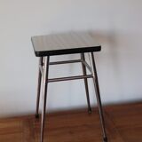 White formica stool