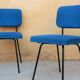 Series of 4 vintage chairs by André Simard for Airborne editions