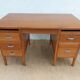 solid wood desk, 1970s