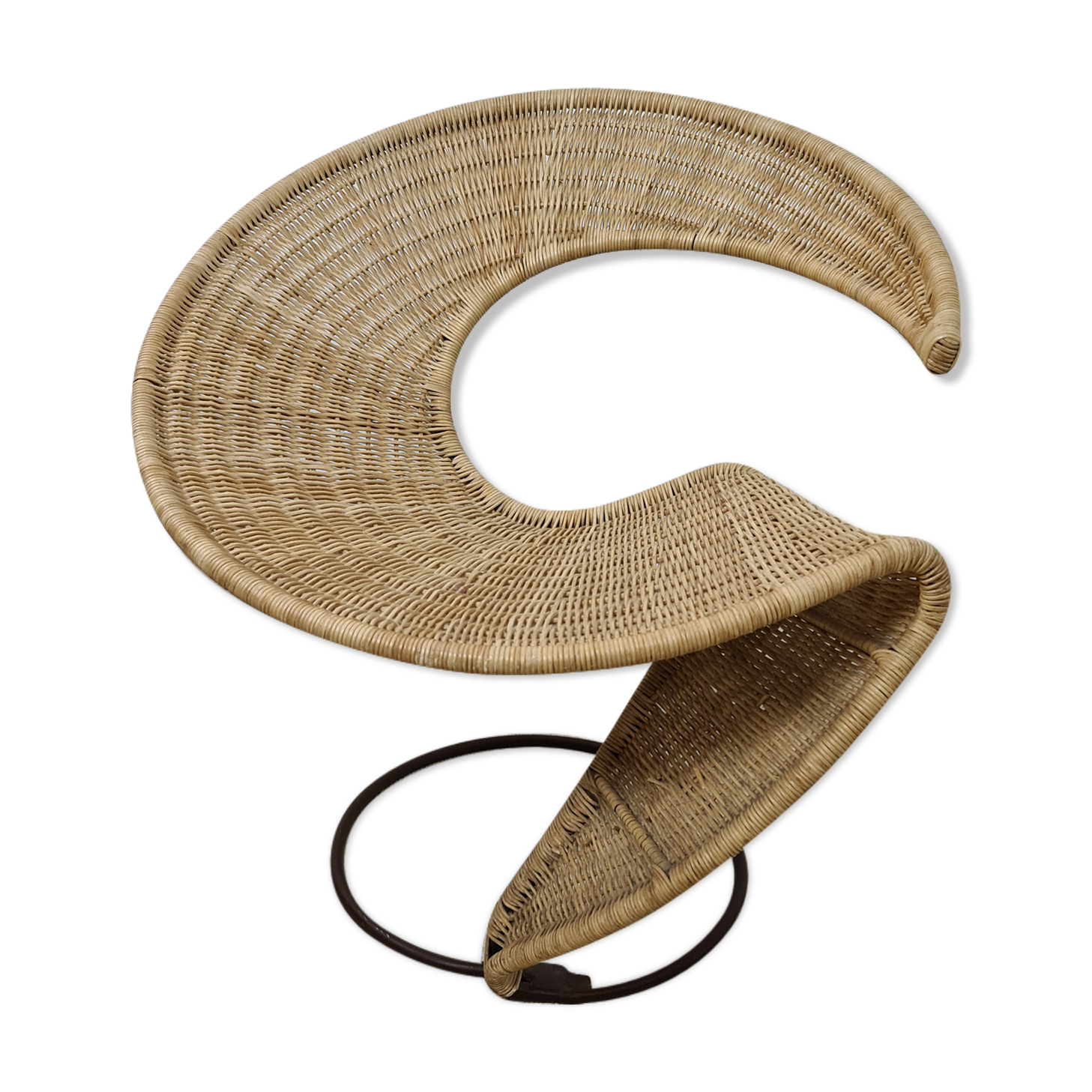 Zest wicker chair by François Liguori for the pescatore studio
