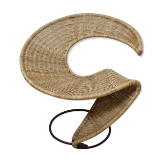 Zest wicker chair by François Liguori for the pescatore studio