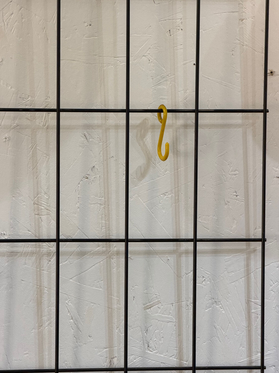 Metal wall coat rack from the 50s/60s.