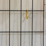 Metal wall coat rack from the 50s/60s.