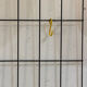 Metal wall coat rack from the 50s/60s.