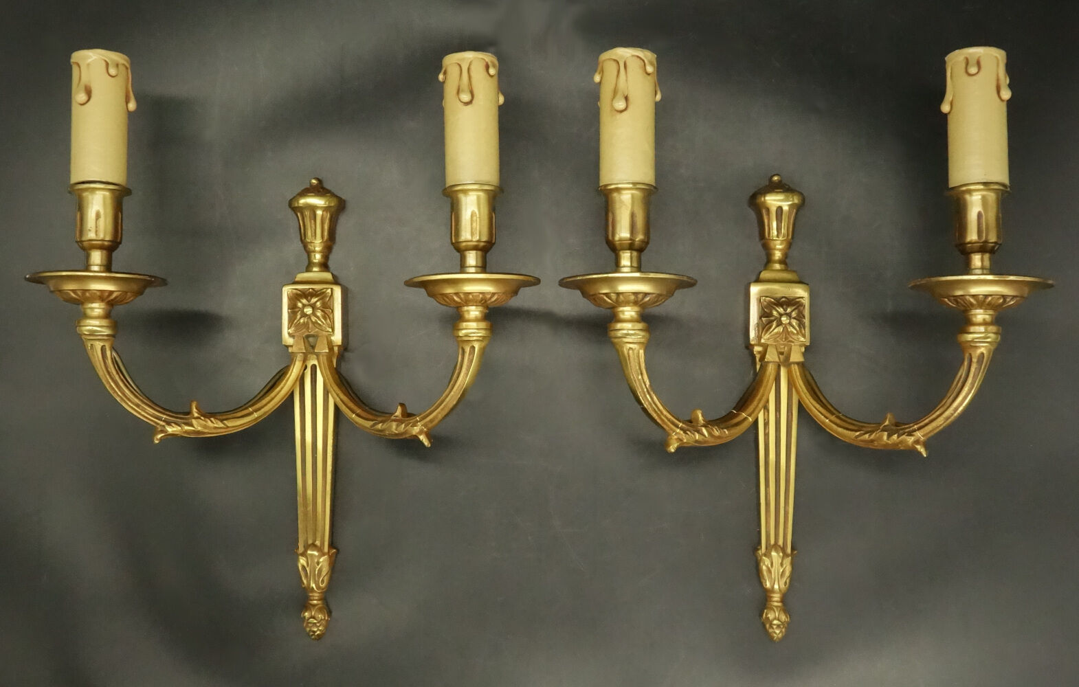 Pair of Louis XVI style sconces