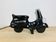 Vintage black ceramic scooter lamp