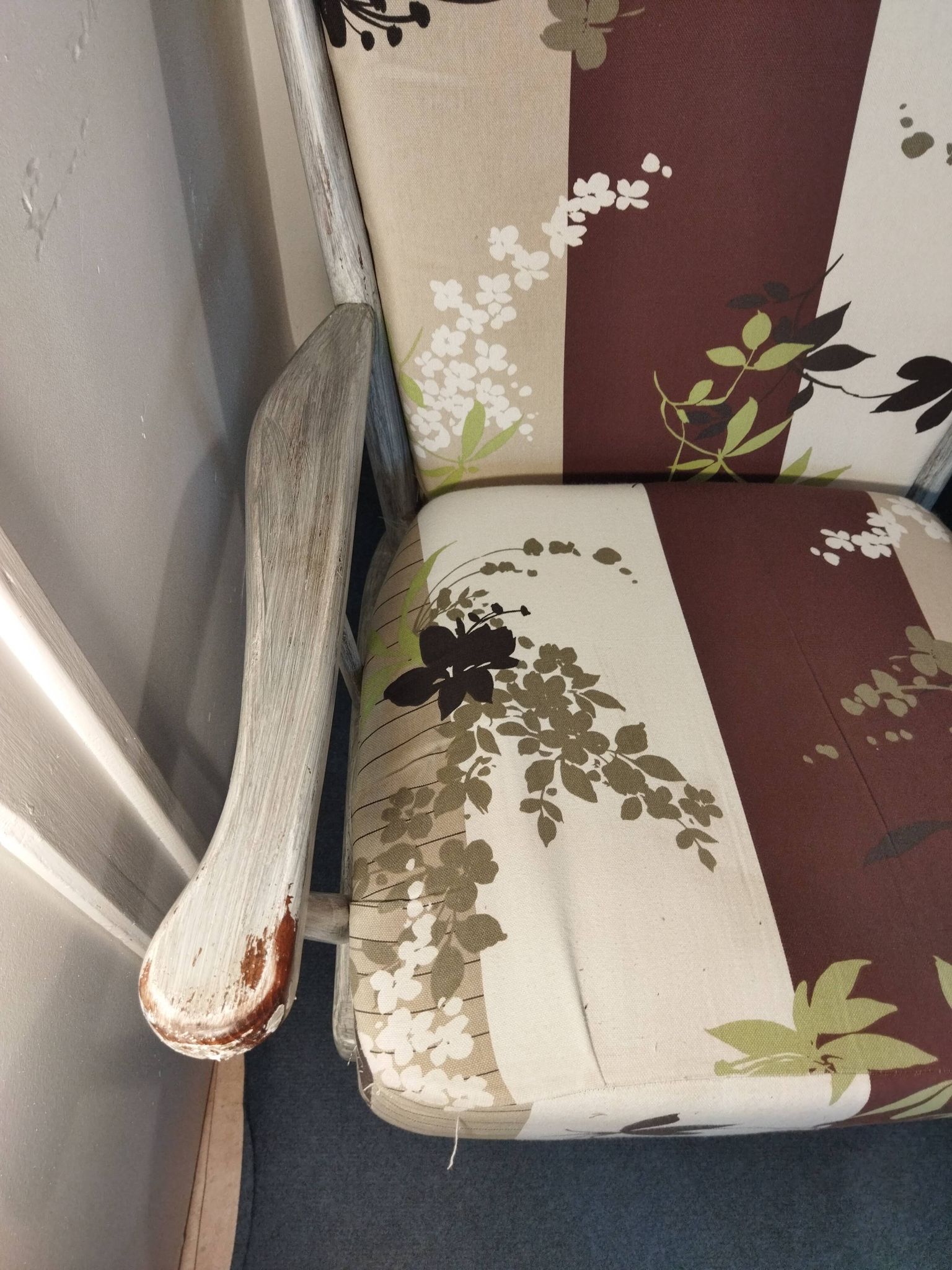 Pair of Baumann fan armchairs