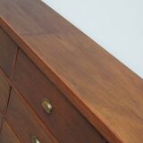 Grand buffet/armoire de magasin Art déco vintage en chêne hollandais, années 1930