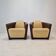 Set of 2 Calia Club or Lounge Chairs, Italy 1980's