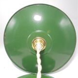 Trio of enamelled sheet metal suspensions