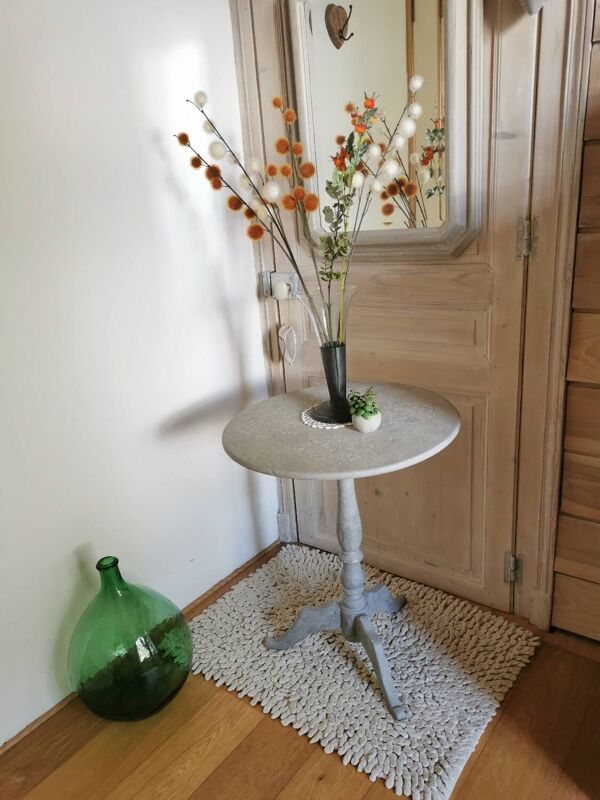 Guéridon Shabby chic