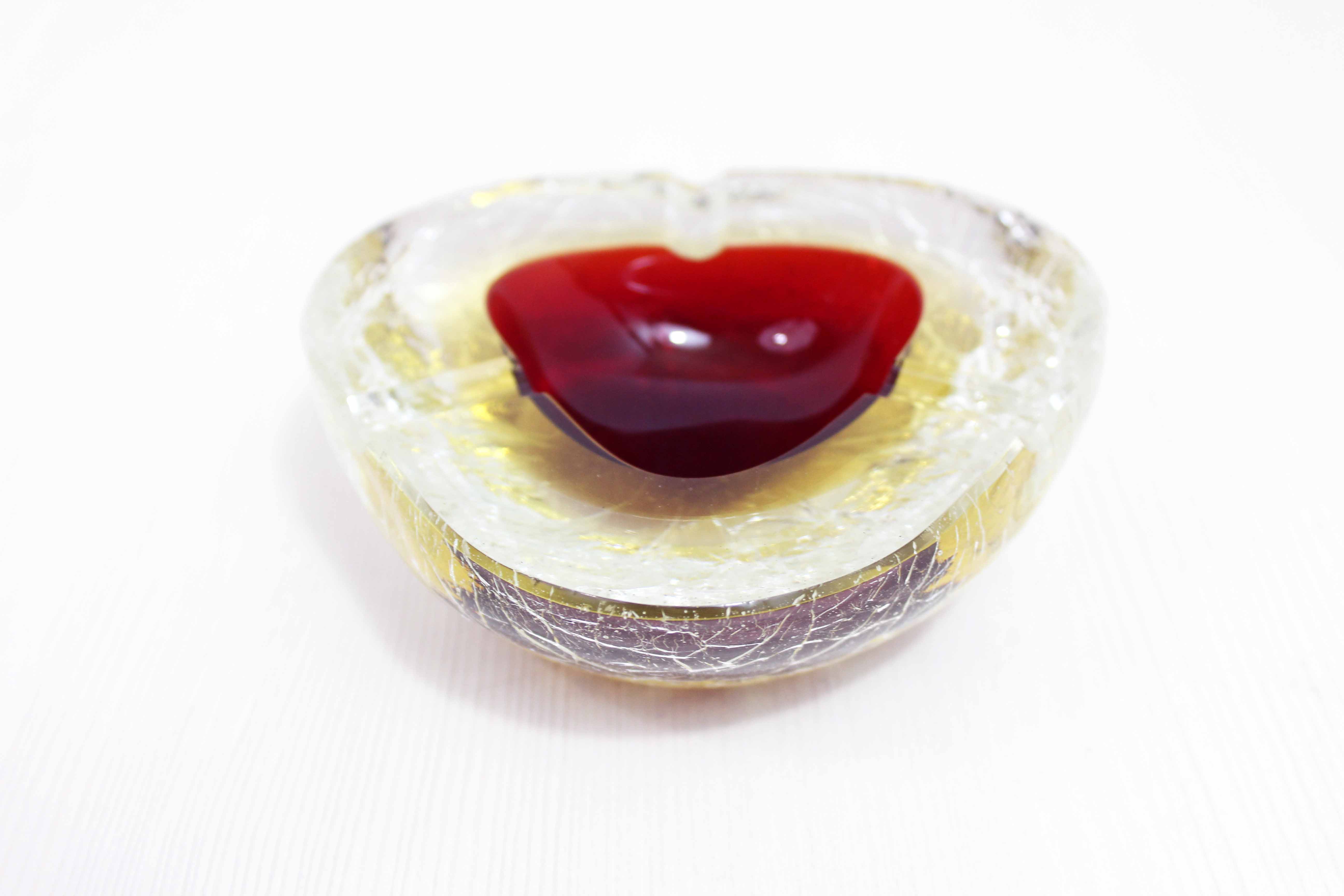 Murano glass ashtray