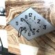 Marble art deco laying clock